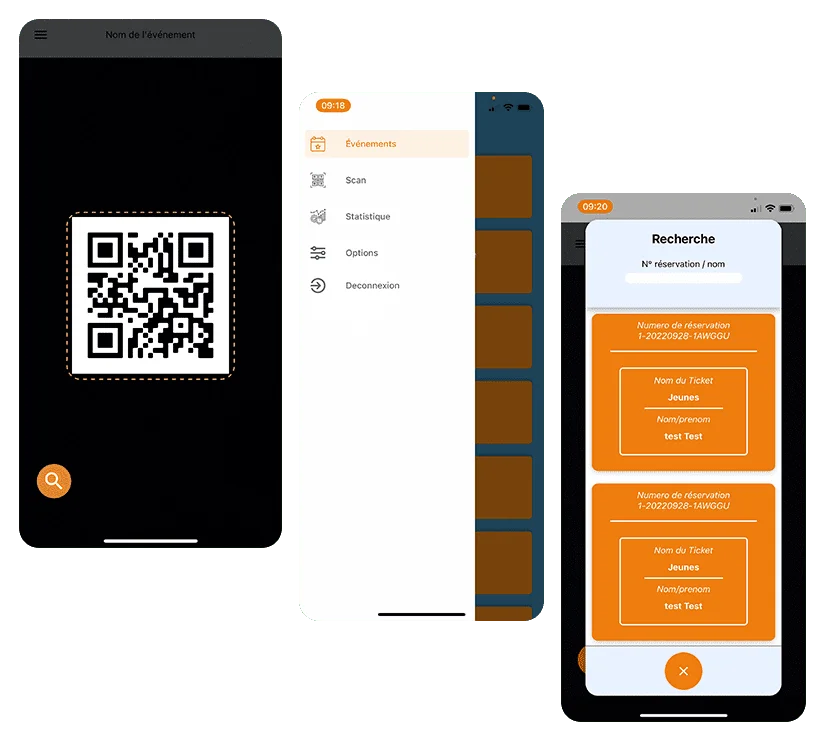 Application mobile de scan de billets et contrôle d'entrée Tropevent Scan