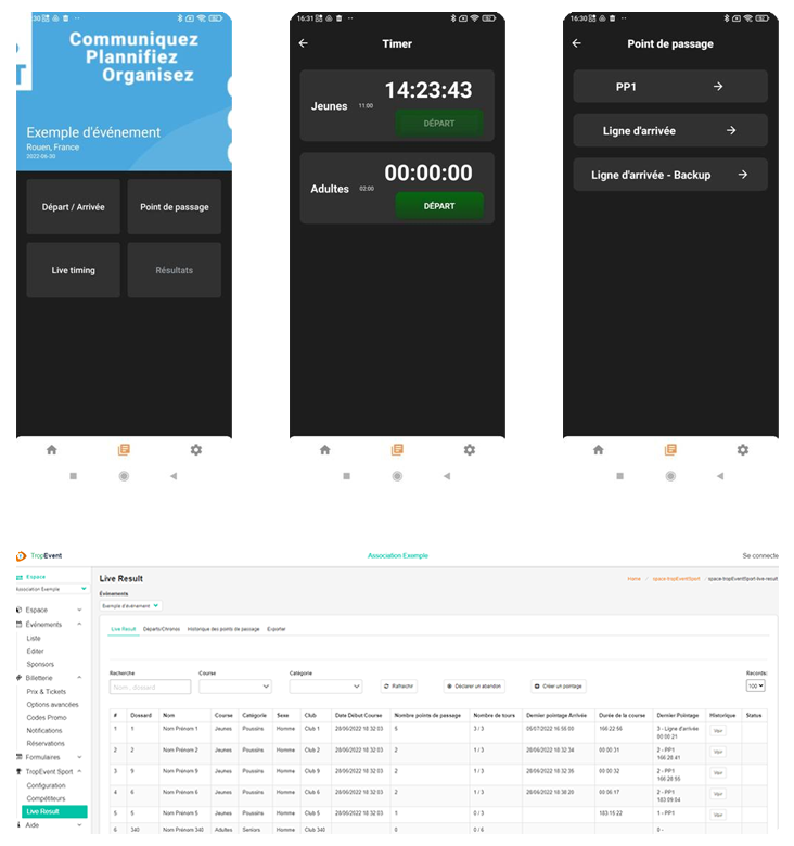 Chronométrage et gestion d'évènements sportifs avec Tropevent Sport